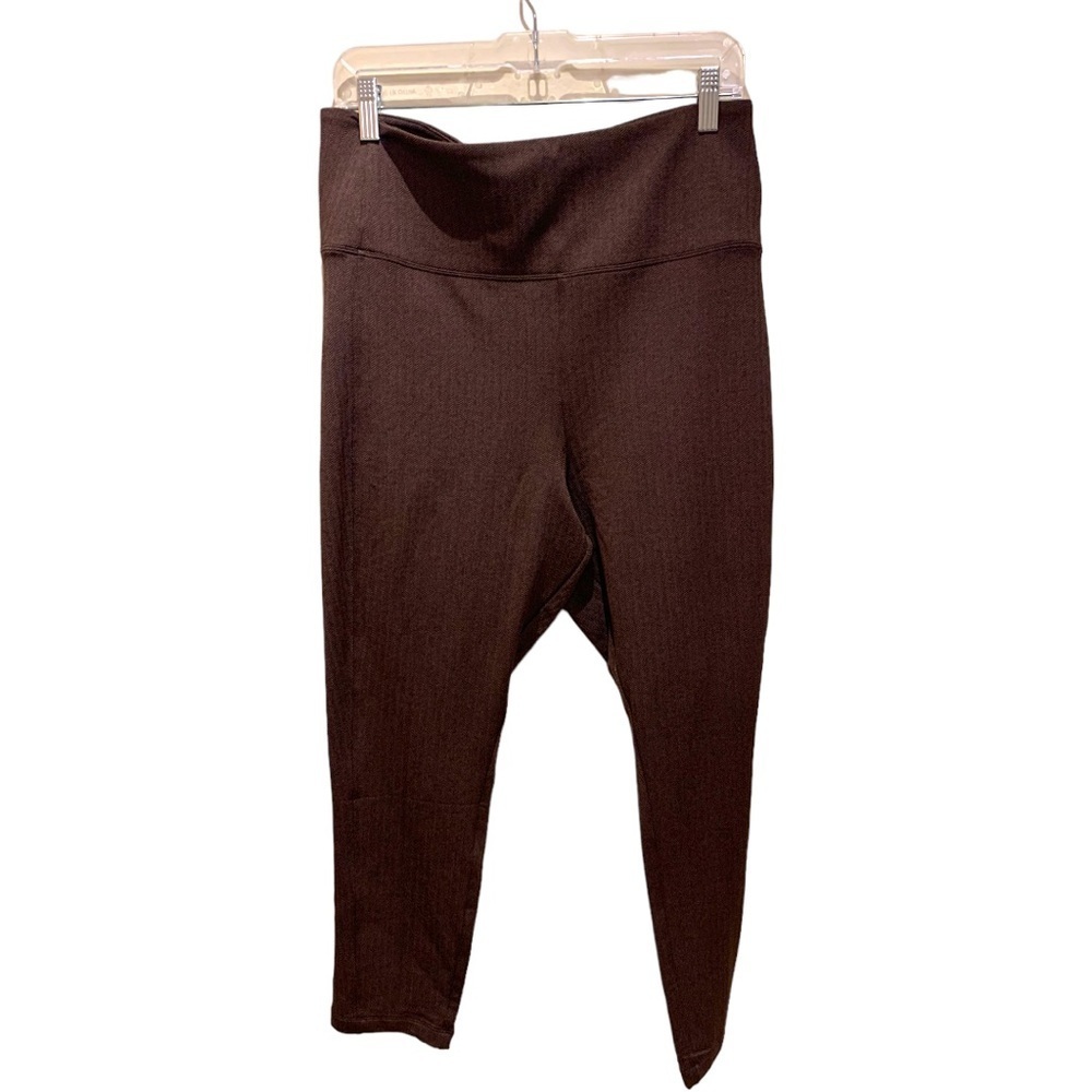 Athleta Delancey Herringbone Legging in Maroon Size 3X - Picture 2 of 5